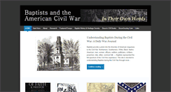 Desktop Screenshot of civilwarbaptists.com